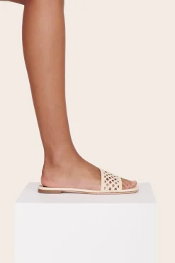 SHOES STAUD - NEVIL CROCHET SANDAL CREAM