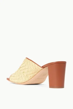 SHOES STAUD - NEVIL HEEL RAFFIA NATURAL
