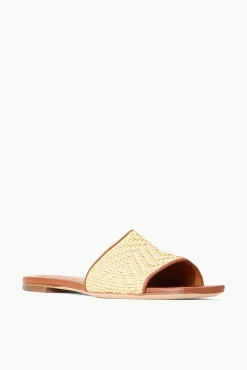 SHOES STAUD - NEVIL SANDAL RAFFIA NATURAL