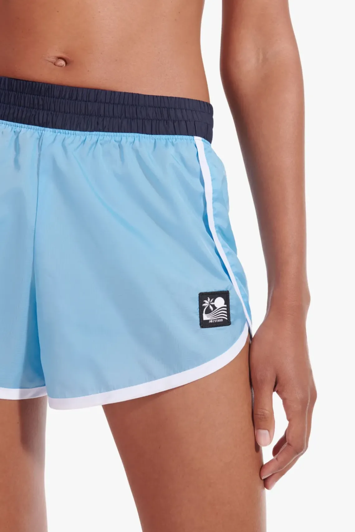 CLOTHING STAUD - NYLON RUN SHORT ALASKAN BLUE