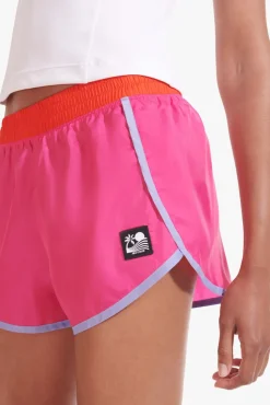 CLOTHING STAUD - NYLON RUN SHORT FUCHSIA