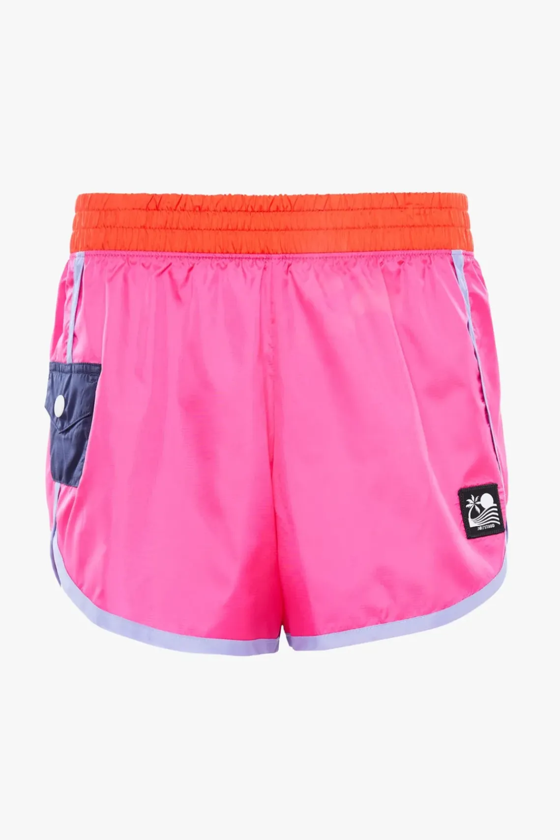 CLOTHING STAUD - NYLON RUN SHORT FUCHSIA