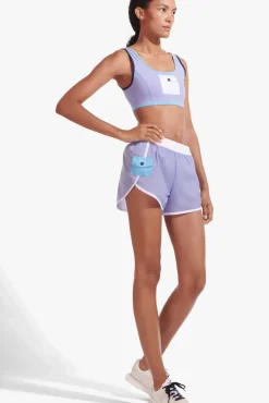 CLOTHING STAUD - NYLON RUN SHORT GALAXY PURPLE