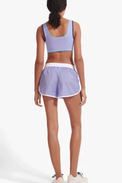 CLOTHING STAUD - NYLON RUN SHORT GALAXY PURPLE