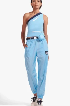 CLOTHING STAUD - NYLON TRACK PANT ALASKAN BLUE