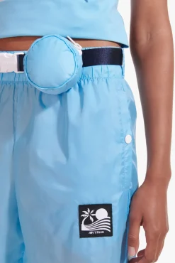 CLOTHING STAUD - NYLON TRACK PANT ALASKAN BLUE
