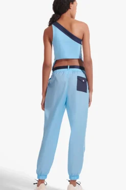 CLOTHING STAUD - NYLON TRACK PANT ALASKAN BLUE