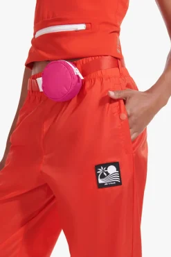 CLOTHING STAUD - NYLON TRACK PANT FIERY RED