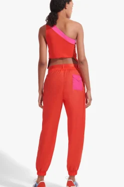 CLOTHING STAUD - NYLON TRACK PANT FIERY RED