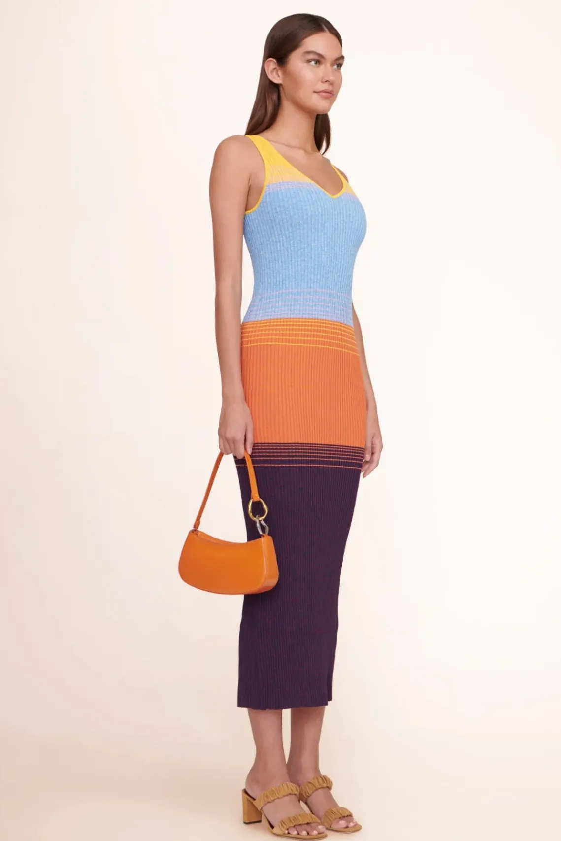 HANDBAGS STAUD - OLLIE BAG CARROT