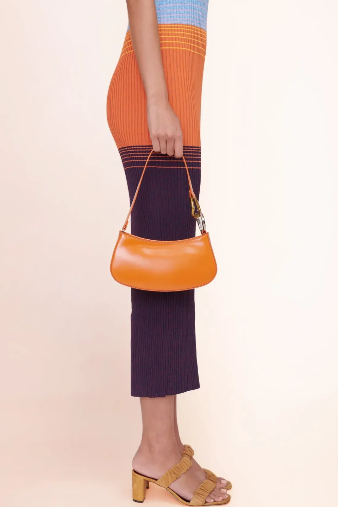HANDBAGS STAUD - OLLIE BAG CARROT