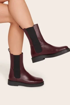SHOES STAUD - PALAMINO BOOT BLACK PLUM