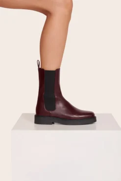 SHOES STAUD - PALAMINO BOOT BLACK PLUM