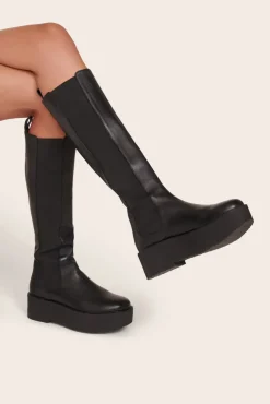 SHOES STAUD - PALAMINO TALL PLATFORM BOOT BLACK