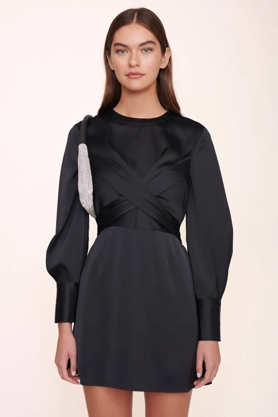 HANDBAGS STAUD - PEPPER CRYSTAL BAG BLACK BLACK RHINESTONE