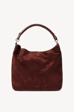 HANDBAGS STAUD - PERRY BAG MAHOGANY SUEDE