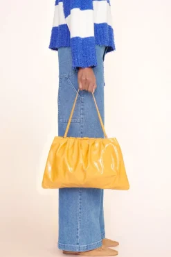 HANDBAGS STAUD - PHOEBE BAG PATENT MANGO