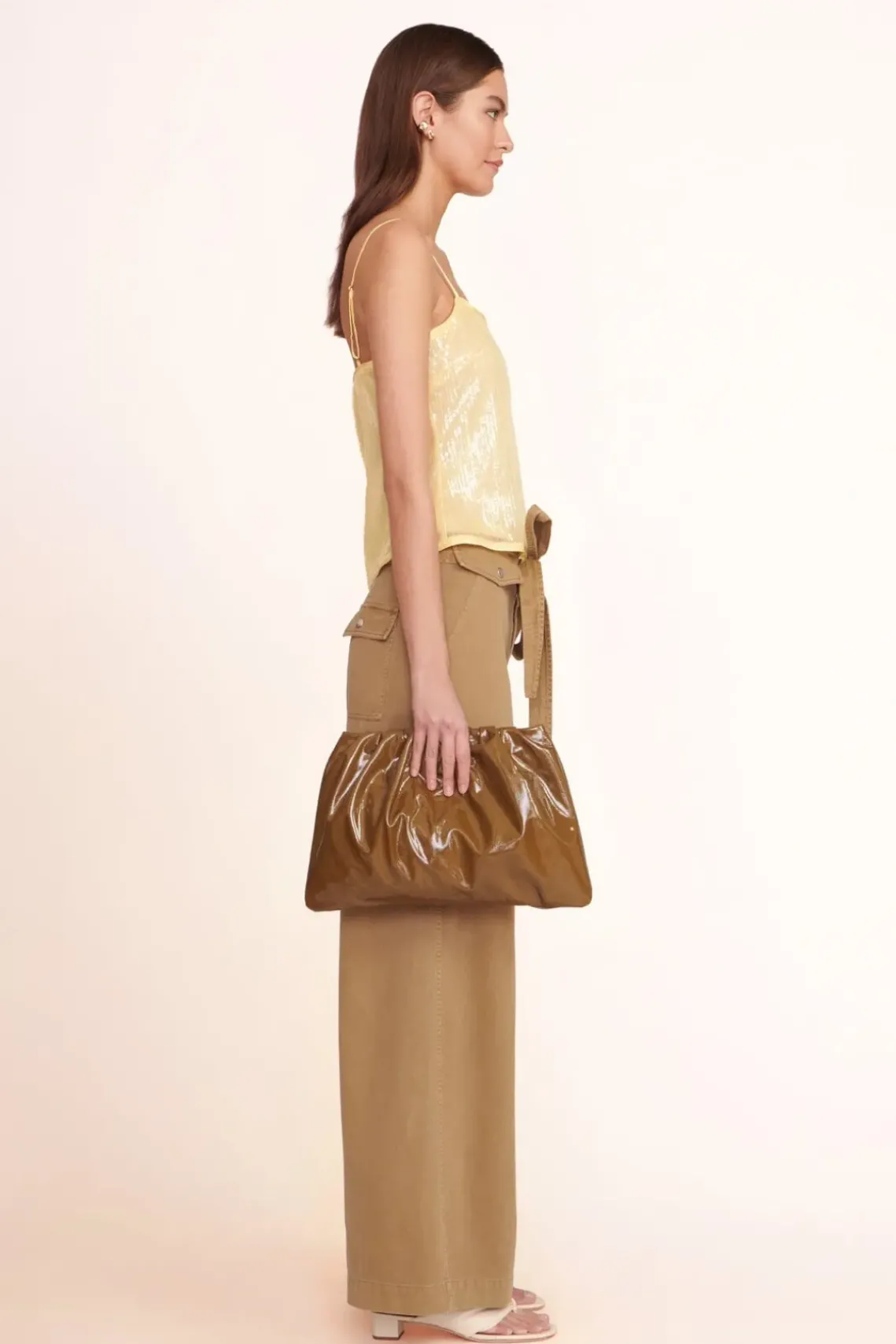 HANDBAGS STAUD - PHOEBE BAG PATENT ROSEMARY