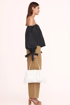 HANDBAGS STAUD - PHOEBE BAG PATENT WHITE