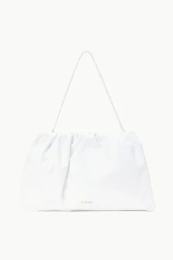 HANDBAGS STAUD - PHOEBE BAG PATENT WHITE