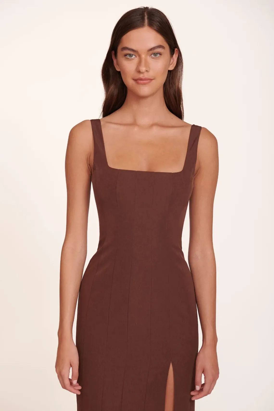 CLOTHING STAUD - PORTRAIT DRESS CHOCOLATE