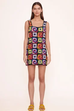 CLOTHING STAUD - PSYCHEDELIC DRESS ACID RAINBOW