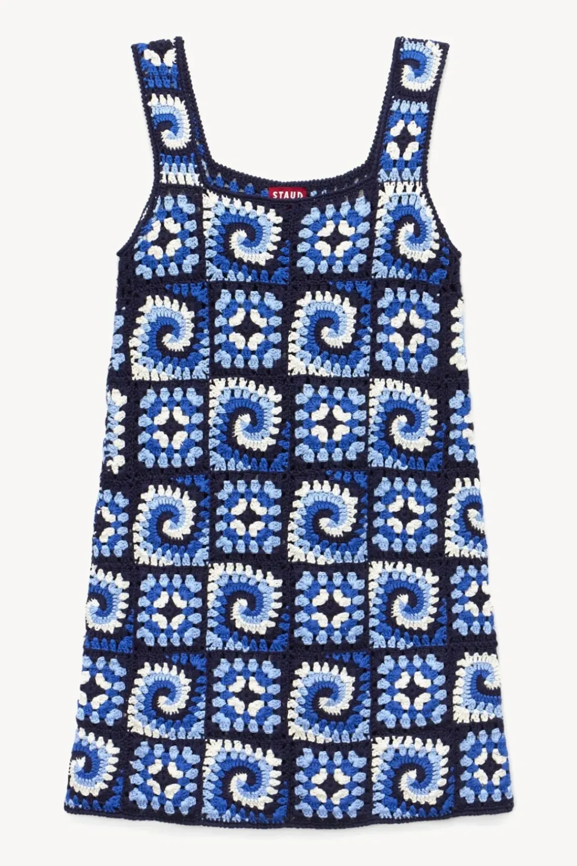 CLOTHING STAUD - PSYCHEDELIC DRESS ACID COBALT