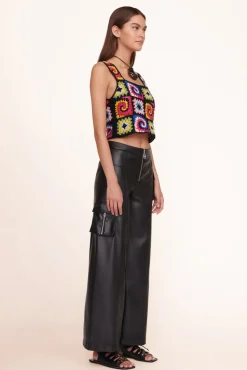 CLOTHING STAUD - PSYCHEDELIC TOP ACID RAINBOW