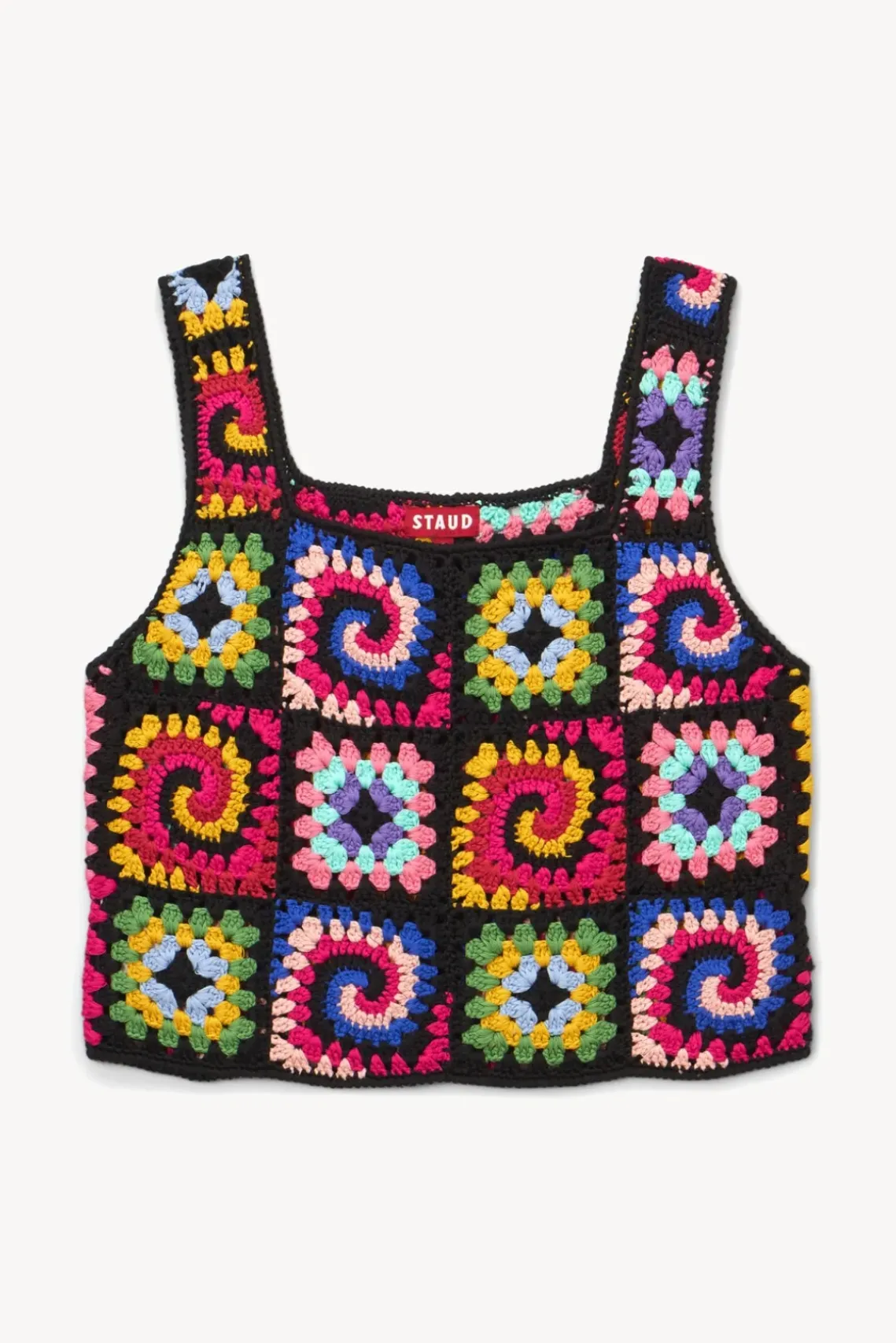 CLOTHING STAUD - PSYCHEDELIC TOP ACID RAINBOW