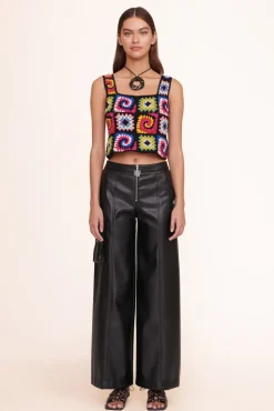 CLOTHING STAUD - PSYCHEDELIC TOP ACID RAINBOW