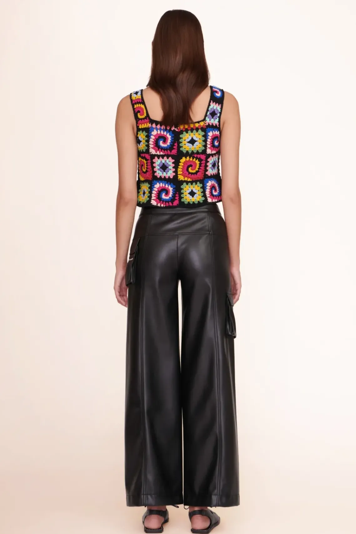 CLOTHING STAUD - PSYCHEDELIC TOP ACID RAINBOW