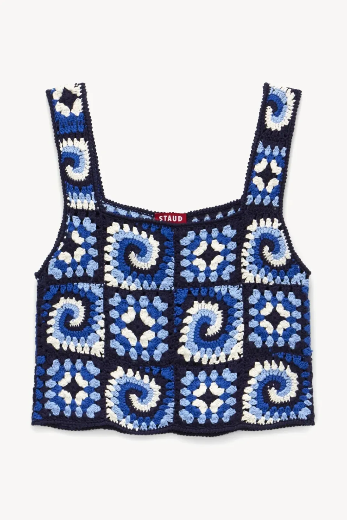 CLOTHING STAUD - PSYCHEDELIC TOP ACID COBALT