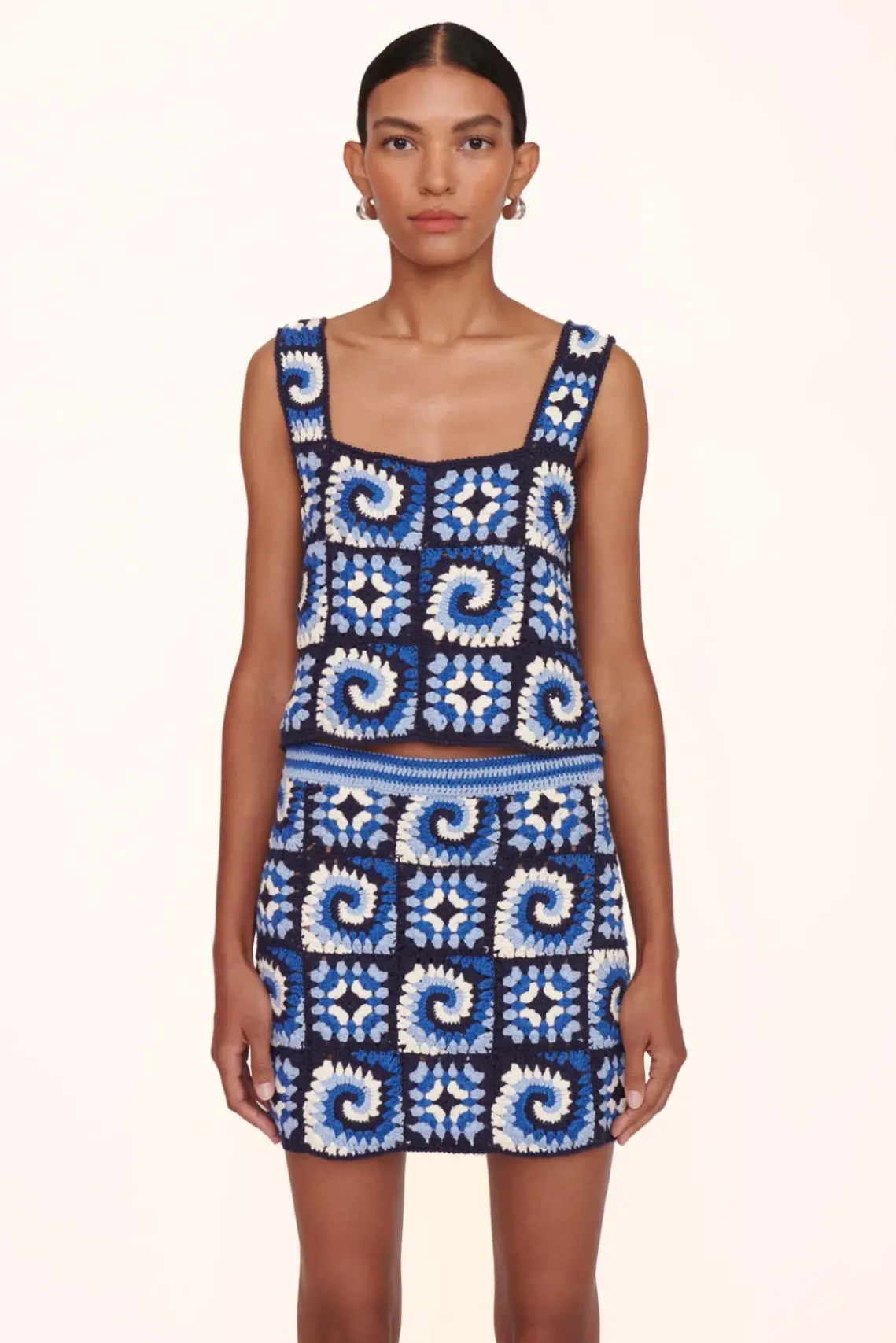 CLOTHING STAUD - PSYCHEDELIC TOP ACID COBALT