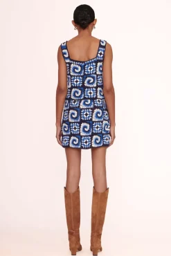 CLOTHING STAUD - PSYCHEDELIC TOP ACID COBALT