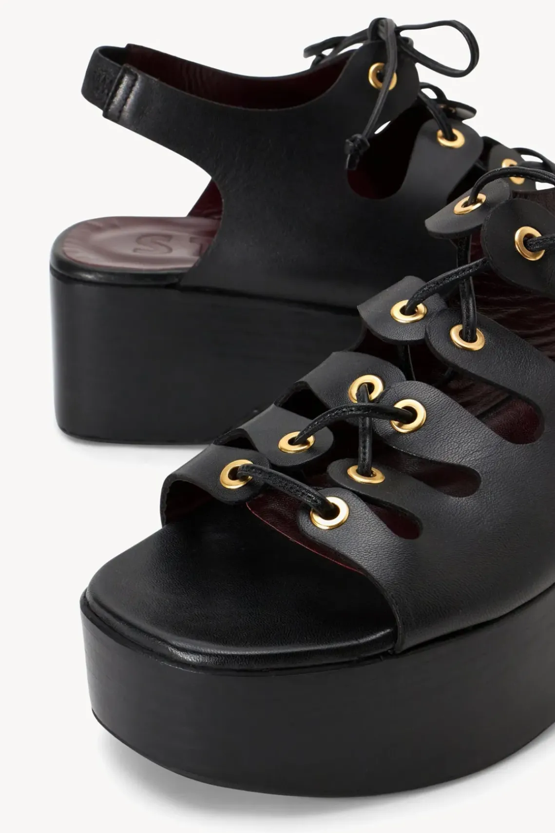 SHOES STAUD - QUINN PLATFORM BLACK