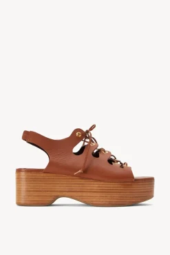 SHOES STAUD - QUINN PLATFORM TAN