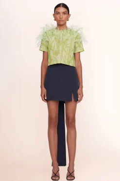 CLOTHING STAUD - ROBIN TOP LIME WILDFLOWERS