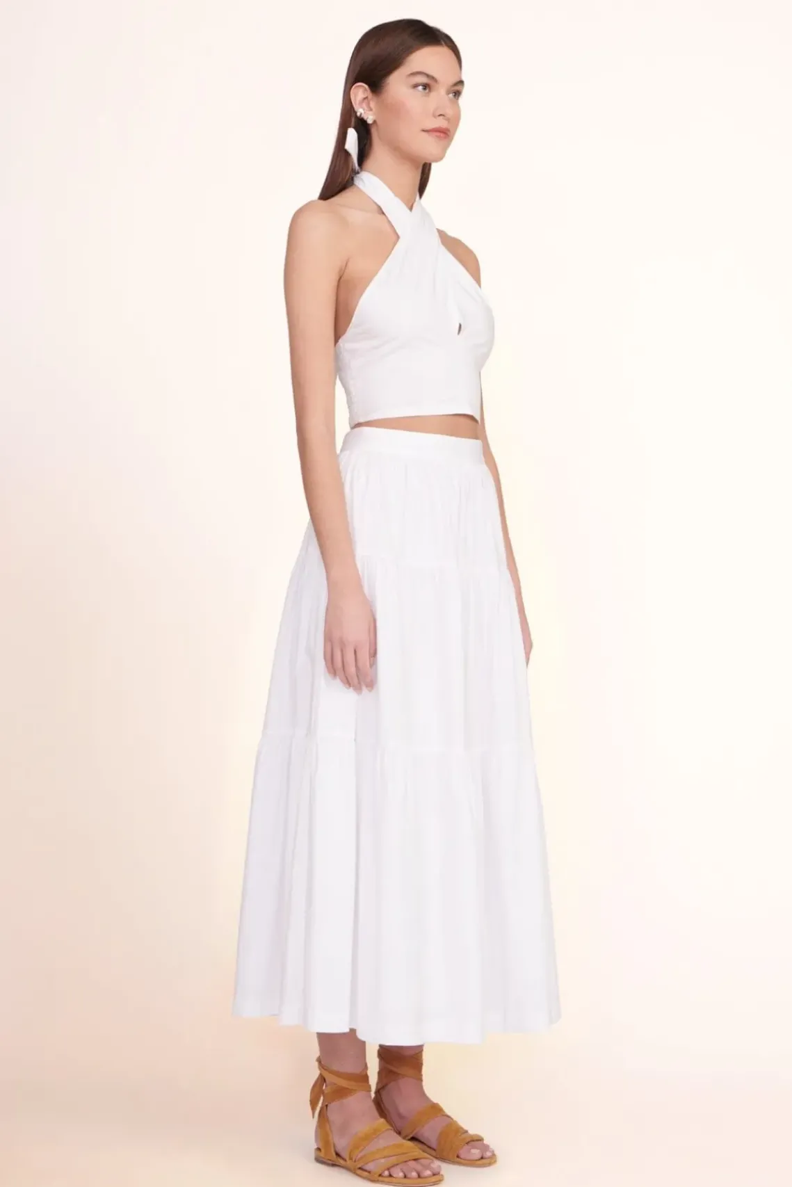 CLOTHING STAUD - SEA SKIRT WHITE