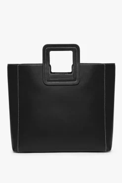 HANDBAGS STAUD - SHIRLEY LEATHER BAG BLACK