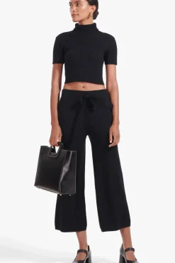 HANDBAGS STAUD - SHIRLEY LEATHER BAG BLACK