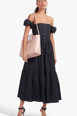 HANDBAGS STAUD - SHIRLEY LEATHER BAG BLUSH