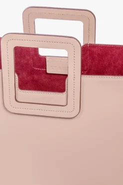 HANDBAGS STAUD - SHIRLEY LEATHER BAG BLUSH