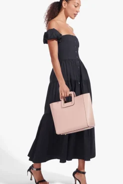 HANDBAGS STAUD - SHIRLEY LEATHER BAG BLUSH