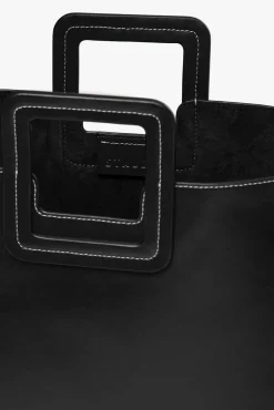 HANDBAGS STAUD - SHIRLEY LEATHER BAG BLACK