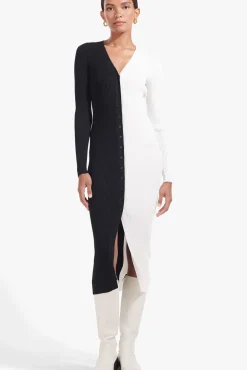 CLOTHING STAUD - SHOKO SWEATER BLACK WHITE