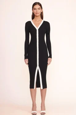 CLOTHING STAUD - SHOKO SWEATER BLACK BLACK WHITE