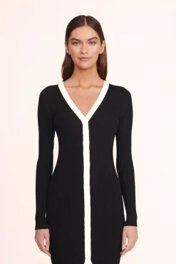 CLOTHING STAUD - SHOKO SWEATER BLACK BLACK WHITE