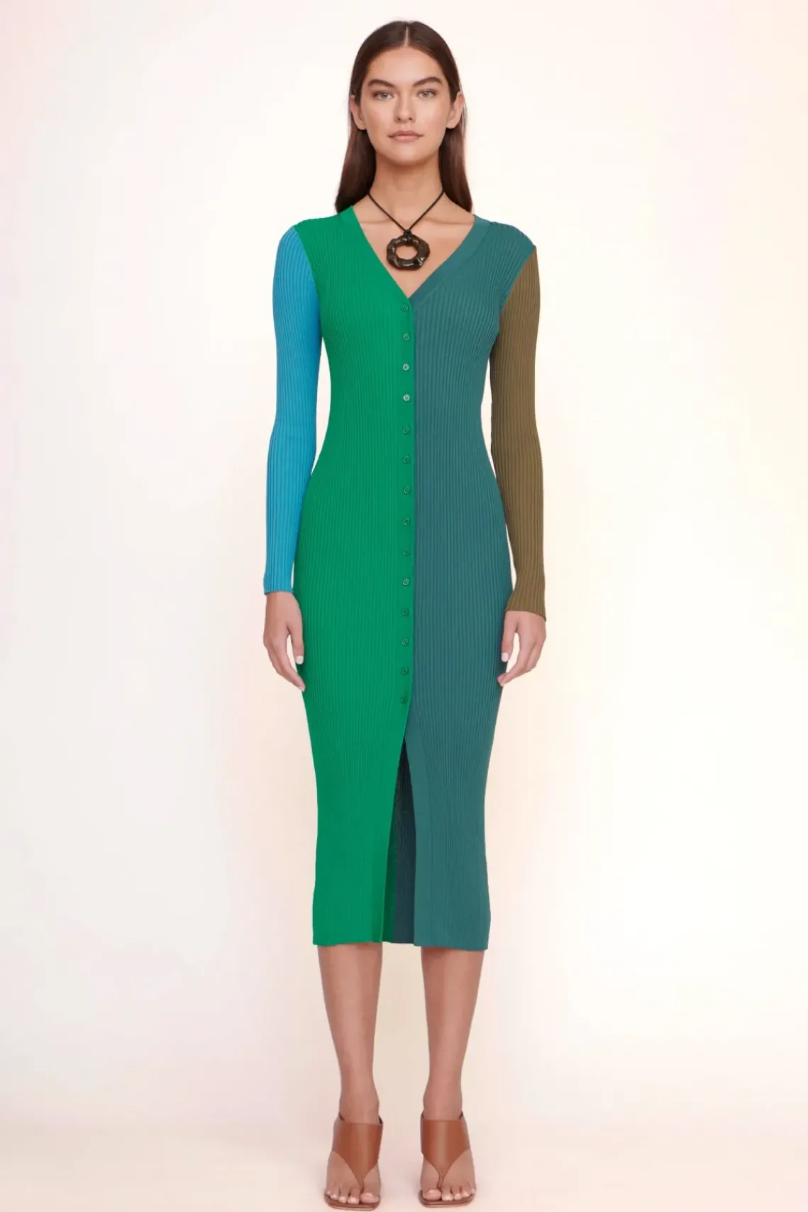 CLOTHING STAUD - SHOKO SWEATER FERN MULTI