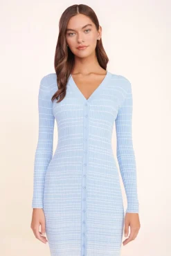 CLOTHING STAUD - SHOKO SWEATER FRENCH BLUE WHITE