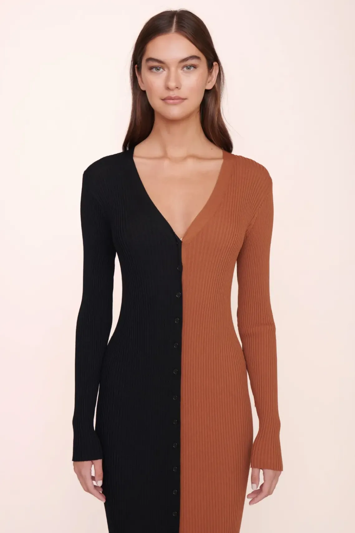 CLOTHING STAUD - SHOKO SWEATER TAN BLACK